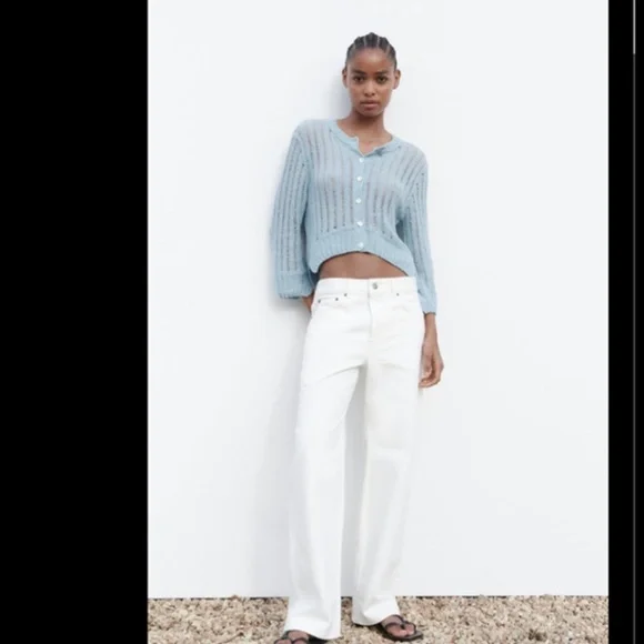 🩵OPEN KNIT CARDIGAN - Picture 7 of 13